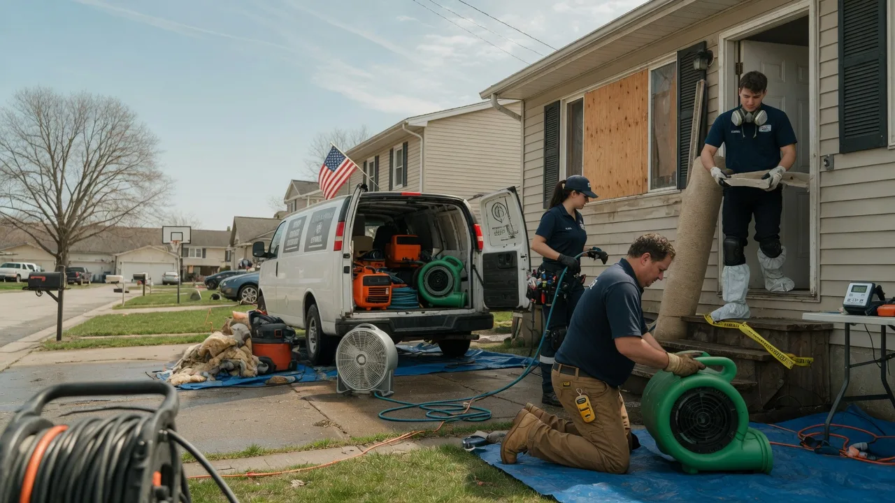 Water Damage Restoration in Mitchellville, IA near me